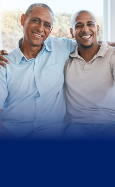 two men in family