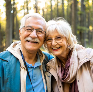 elderly couple