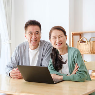 elderly couple